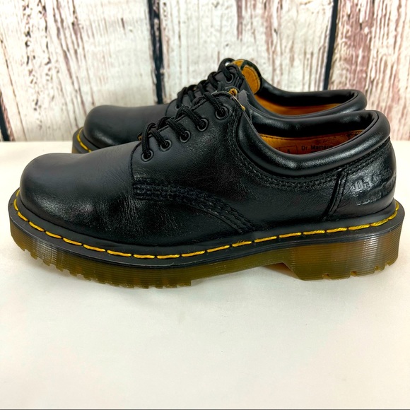 Dr. Martens Other - Dr. Martens 8053 Nappa Leather Casual Shoes Black Size 5 US EUC LIKE NEW